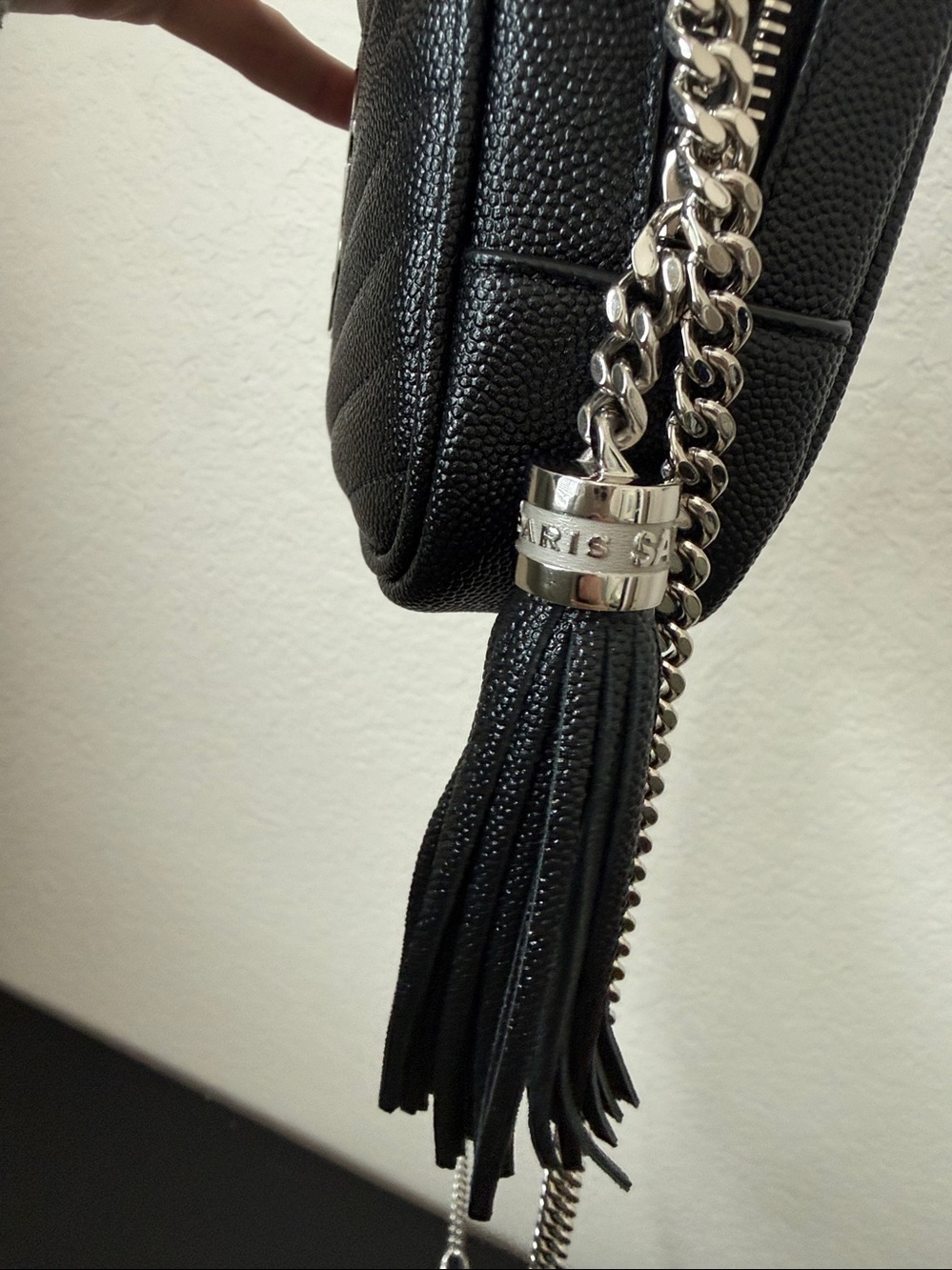 Saint Laurent Black Lou mini Camera Bag with Tassel Pristine condition!! - Picture 14 of 15
